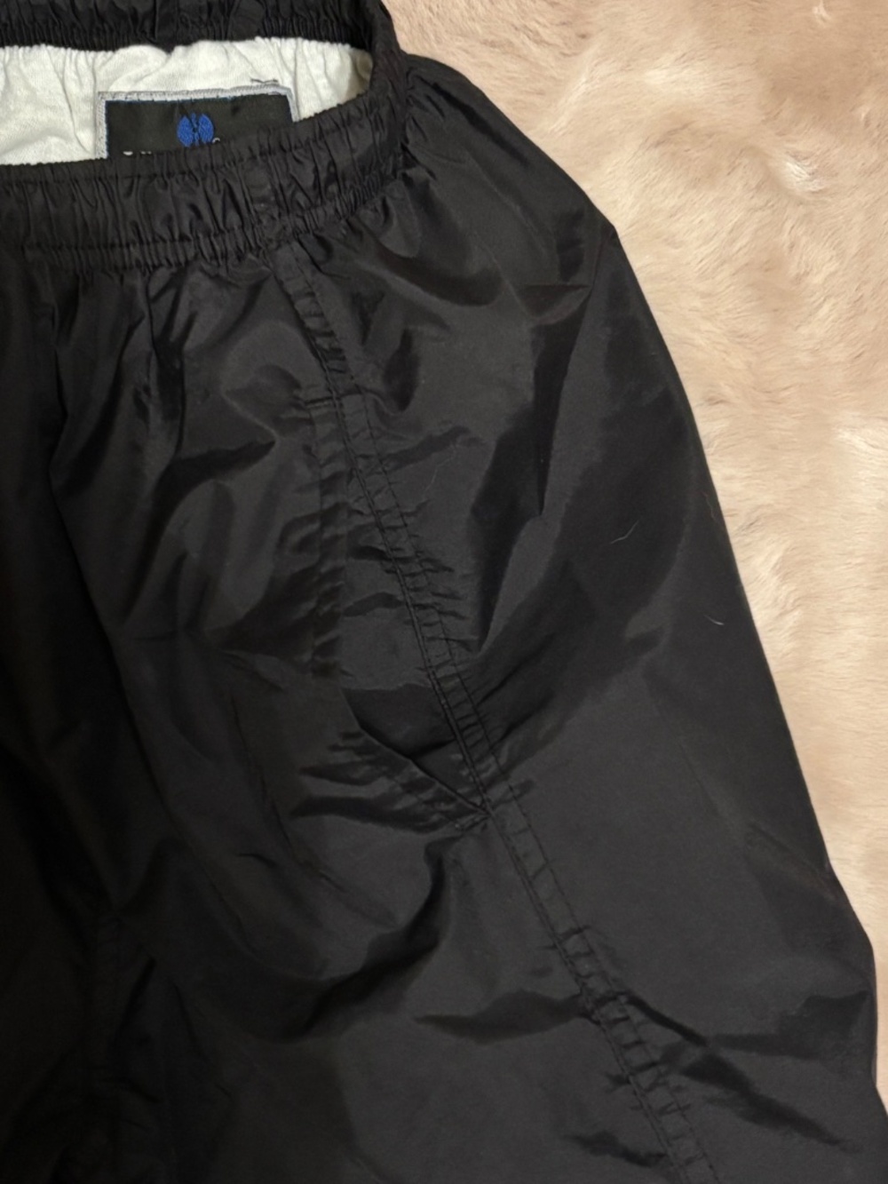 Holloway Women’s Nylon Pants Black/White Pull Up Sz Small - Picture 3 of 9